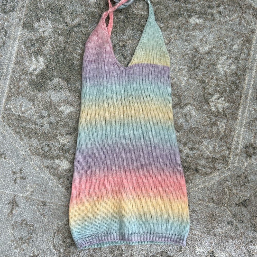 Princess Polly knit halter dress